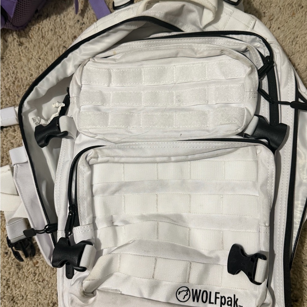 White Tactical Backpack by WOLFpak